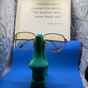 Vintage Anne Klein Elegant Gold Glasses